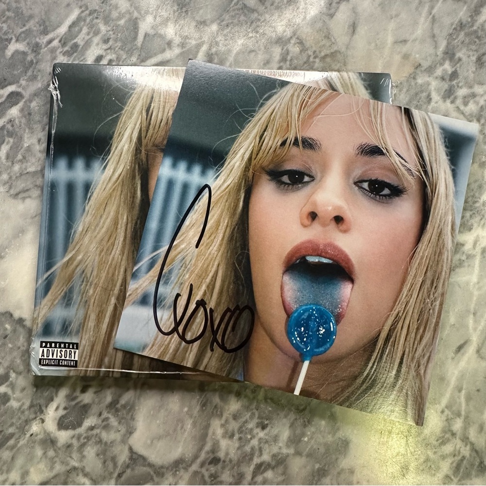 Camilla Cabello Signed CD Insert